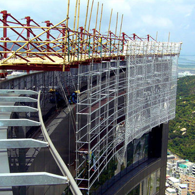 Καλή τιμή. 50.8mm Αλουμινίου Ringlock Suspended Type Scaffolding για το έργο του τοίχου κουρτίνας σε απευθείας σύνδεση