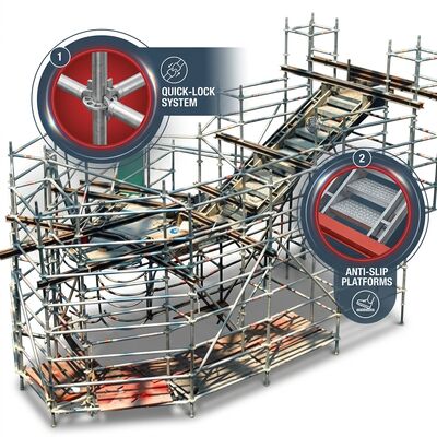 Καλή τιμή. Tradesman Pro Φορητός Πύργος Σκαλωσιάς Αλουμινίου Συναρμολόγηση από Έναν Χειριστή Συμβατό με Μεταφορά με Βαν Κάτω από 20kg σε απευθείας σύνδεση